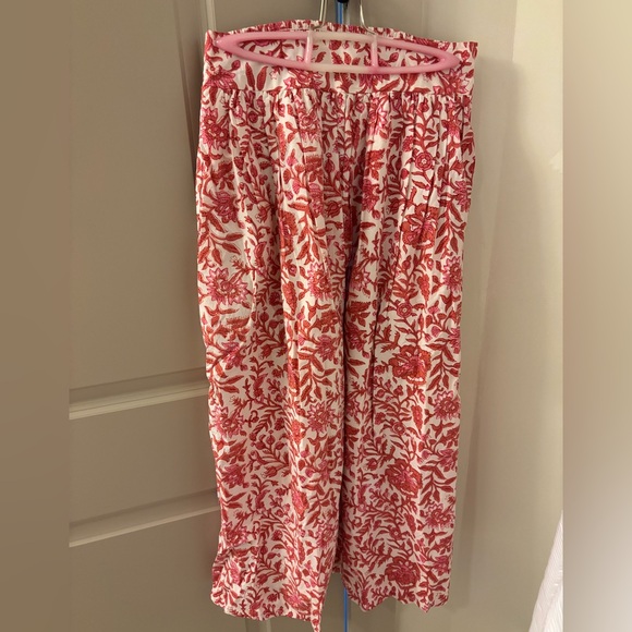 Marea Charlotte skirt in poppy blossom blockprint - Picture 1 of 4